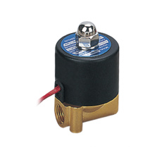 2/2 способ прямого действия DC12V соленоидный клапан 2W025-08 Управляющий соленоидный клапан контроля воды для высоких давлений обычно закрыт